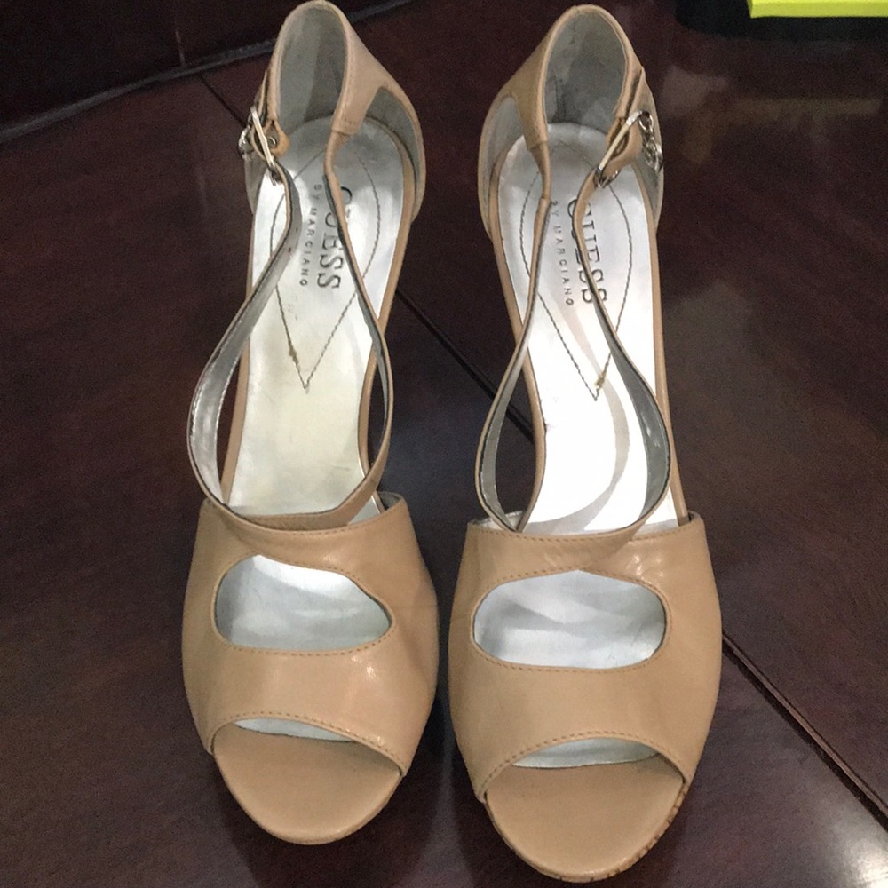 6.5 guess nude heels